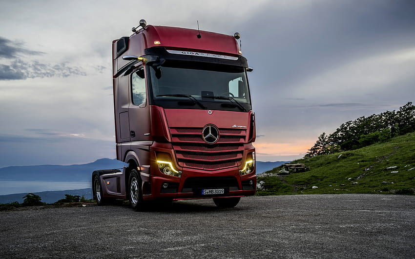 Mercedes Benz Actros, New Truck, , Red Actros, German Trucks, Mercedes For With Resolution . High Quality HD wallpaper
