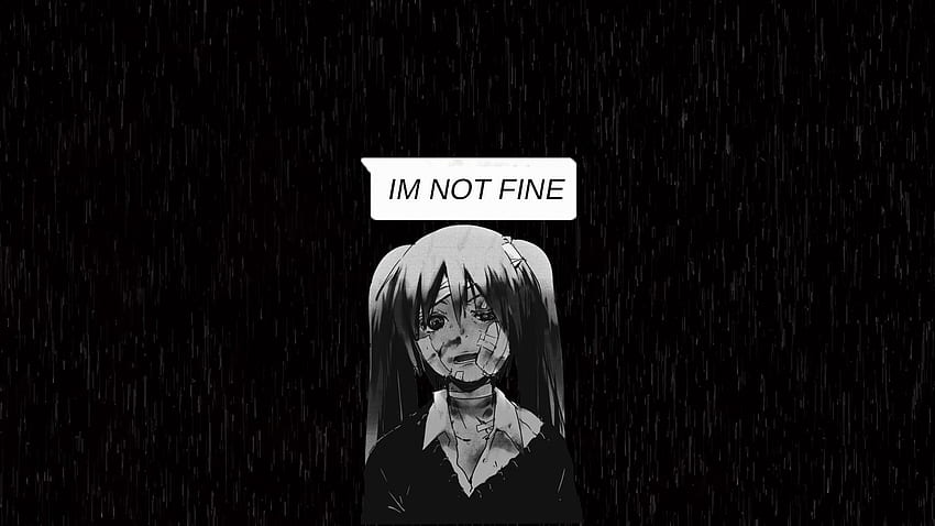 depresyon, üzgün, Anime, Anime HD duvar kağıdı