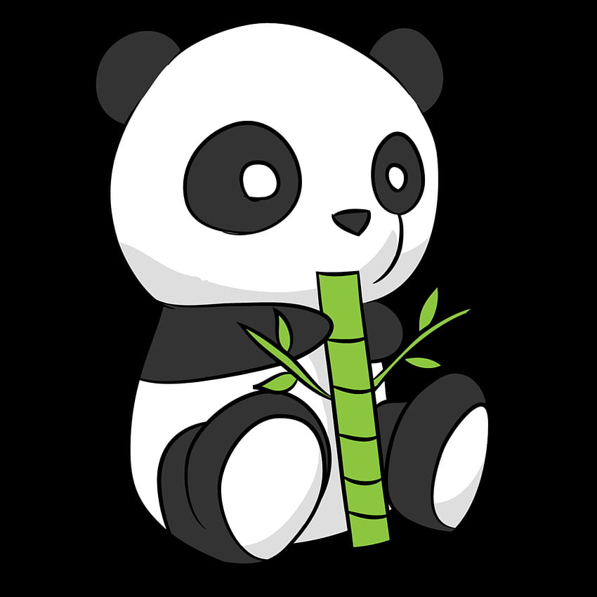 kawaii cute panda drawing HD phone wallpaper