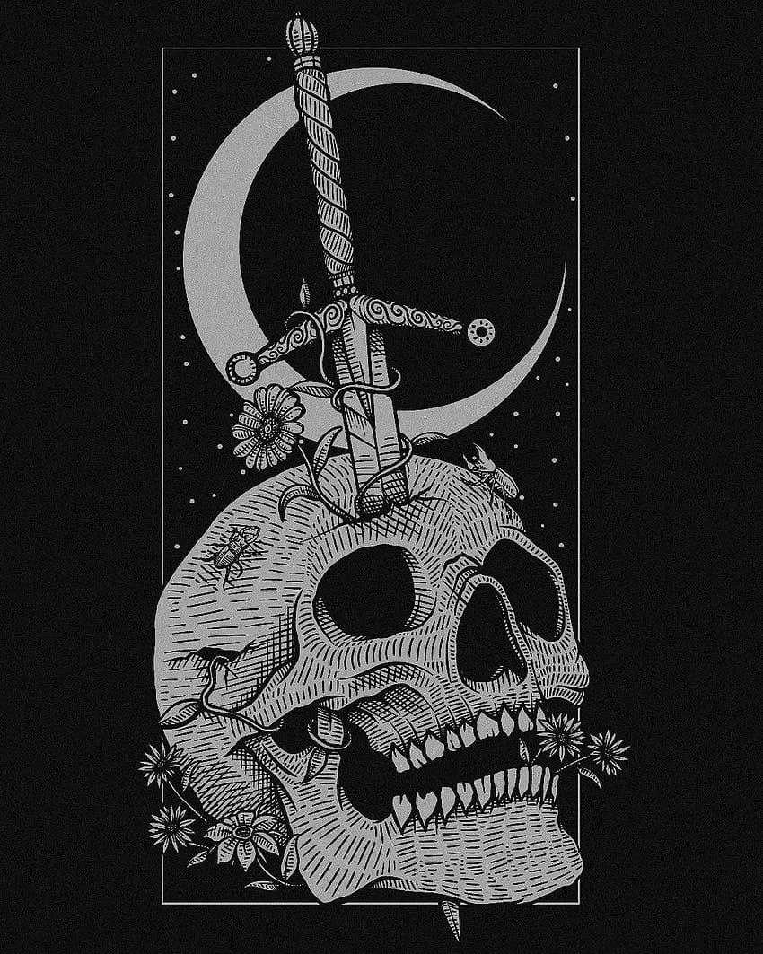 Skull Art от Matt Reid ☠️. Skeleton art, Cartoon iphone, Art естетика, Death Art HD тапет за телефон