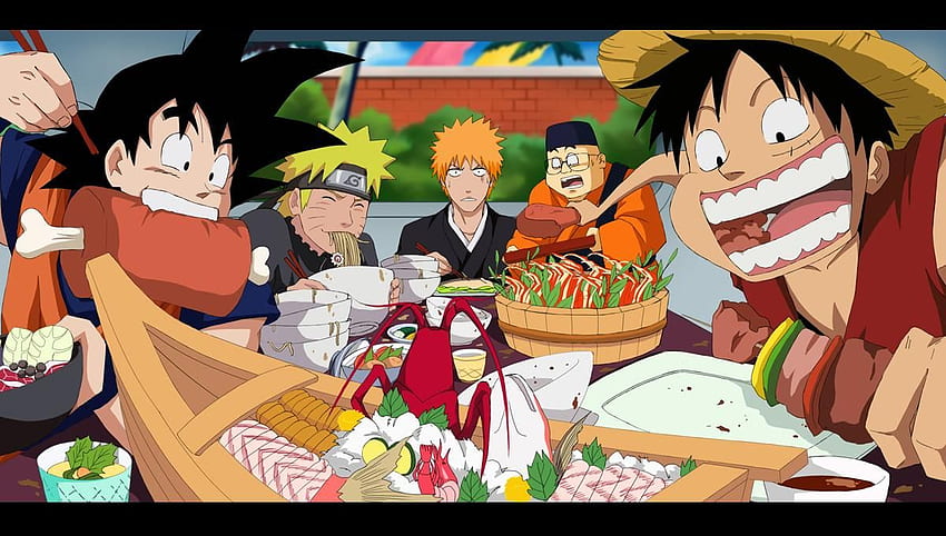 Naruto Ichigo Luffy Goku Wallpaper HD