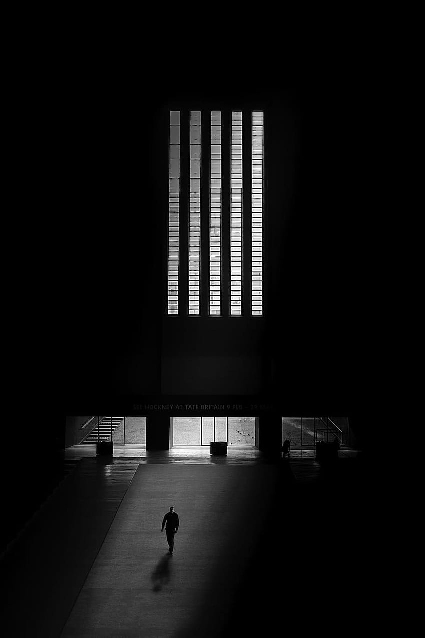 man, walking, room, light and shadow, , black , black background, shadow, CC0, public domain, royalty HD phone wallpaper