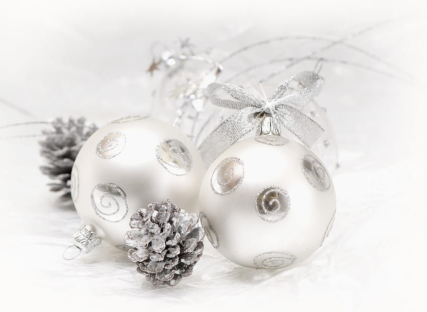 Chrismas ball, golden, white, merry christmas, magic, graphy, balls, beautiful, gold, beauty, happy new year, holiday, ball, christmas, lovely, new year HD wallpaper