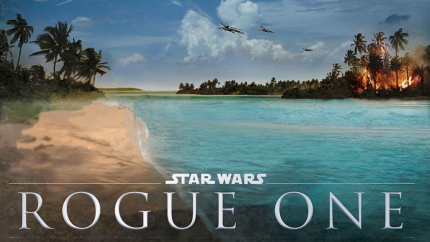 Star Wars Rogue One - 풍경 컨셉 아트 HD 월페이퍼