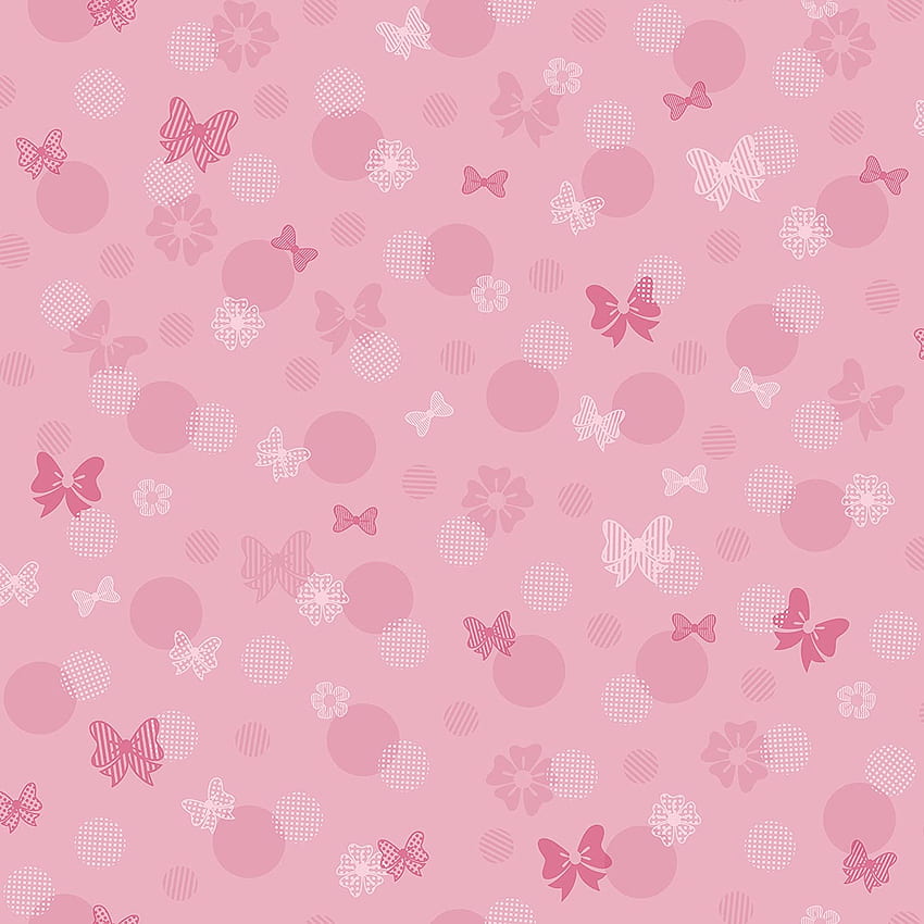 York Wallcoverings Kids III Disney Minnie Mouse Bows & Dots Removable , Pinks, Purple Minnie Mouse HD phone wallpaper