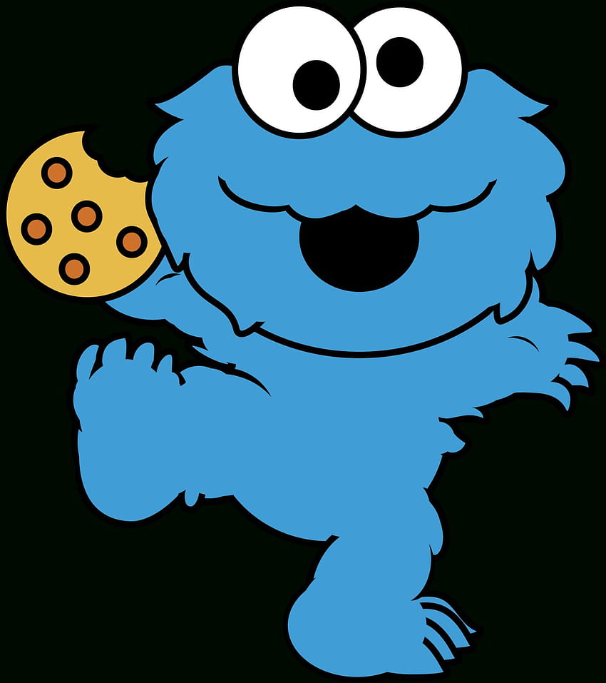 Baby Cookie Monster Рисунка 5264 Cookie Monster Clipart Cookie HD тапет за телефон