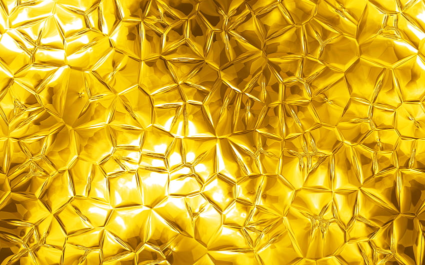 gold 3D , yellow, pattern, gold, amber, design, metal, symmetry HD wallpaper