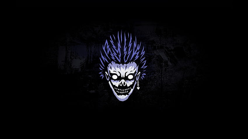 Ryuk Minimalists Superheroes , Ryuk , Minimalist , Minimalism , W. Minimalist , Art , Creepy Minimalist HD wallpaper