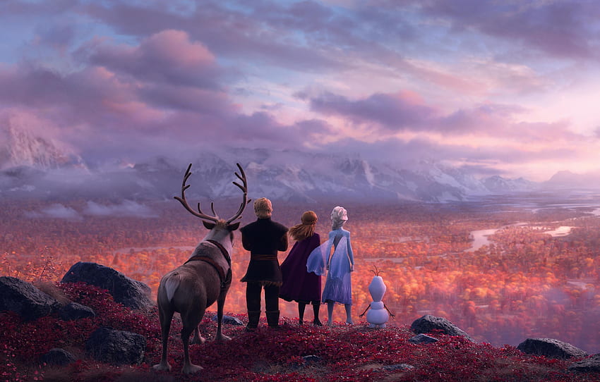 Frozen 2, film Sfondo HD