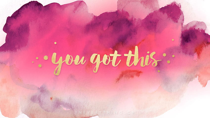 Cute for Laptop, Pink Quote HD wallpaper | Pxfuel