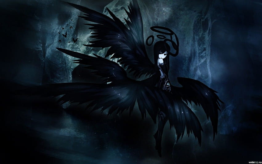 Gambar Black Angel, Clip Art, Clip Art on Clipart Library, Crying Dark Angel Anime HD wallpaper
