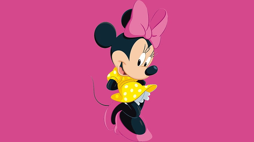 Minnie Mouse Background. Minnie Mickey, Minnie Mouse Pink HD wallpaper