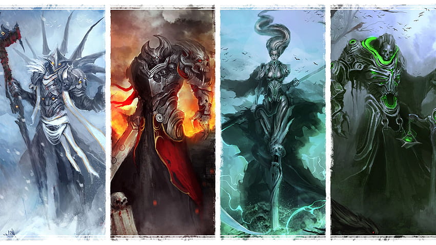 Dark Four Horsemen Of The Apocalypse - Resolution: HD wallpaper