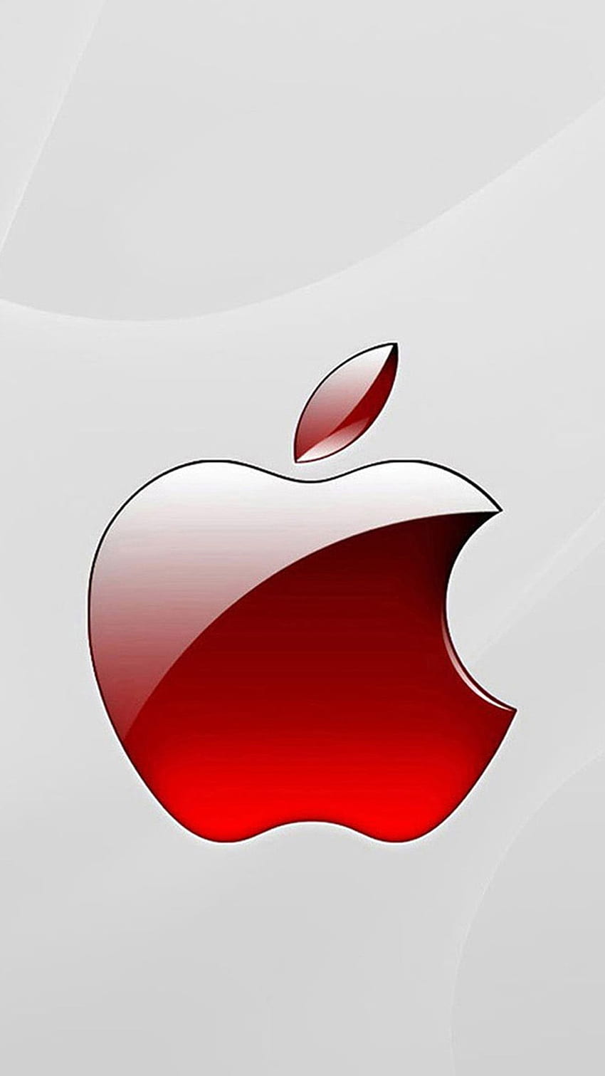 Червен Apple LOGO 01 iPhone 6 и 6 plus HD тапет за телефон