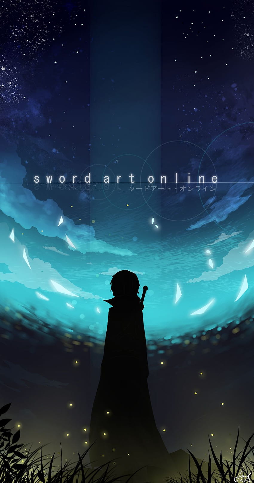 Kirigaya Kazuto - Sword Art Online Аниме табло, Kirito HD тапет за телефон