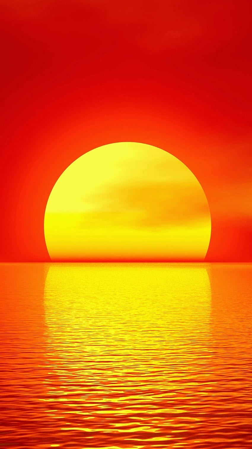 iPhone 7 Rose Gold Sunset, Golden Sunset HD phone wallpaper
