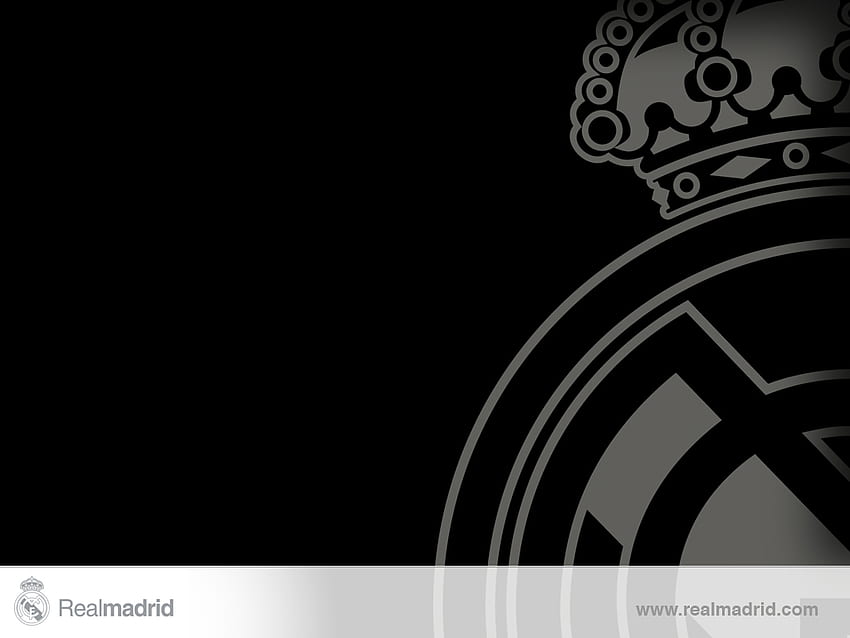 Real Madrid Logo Schwarzweiß 5 [] für Ihr , Handy und Tablet. Entdecken Sie True Black. Full Black , True Blood , s HD-Hintergrundbild