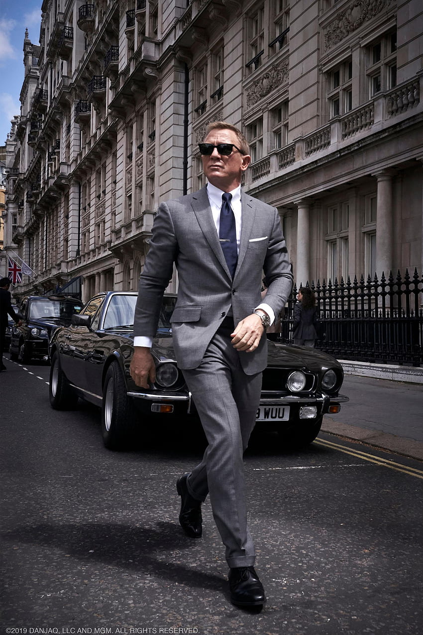 Daniel Craig Bond No Time To Die, James Bond No Time to Die HD phone wallpaper