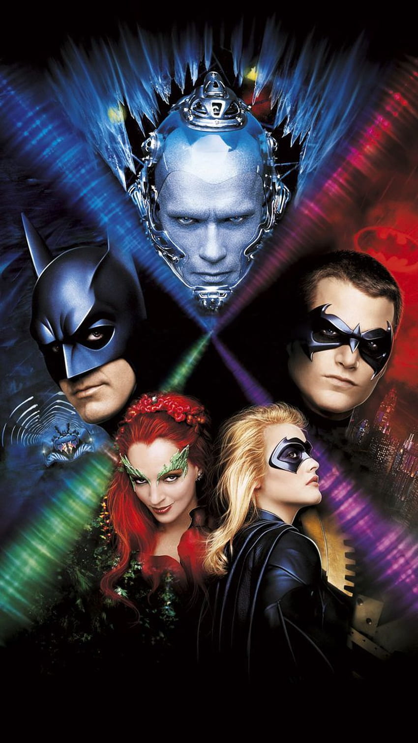 Batman y Robin (1997) Teléfono. batman, película de robin, batman para siempre fondo de pantalla del teléfono