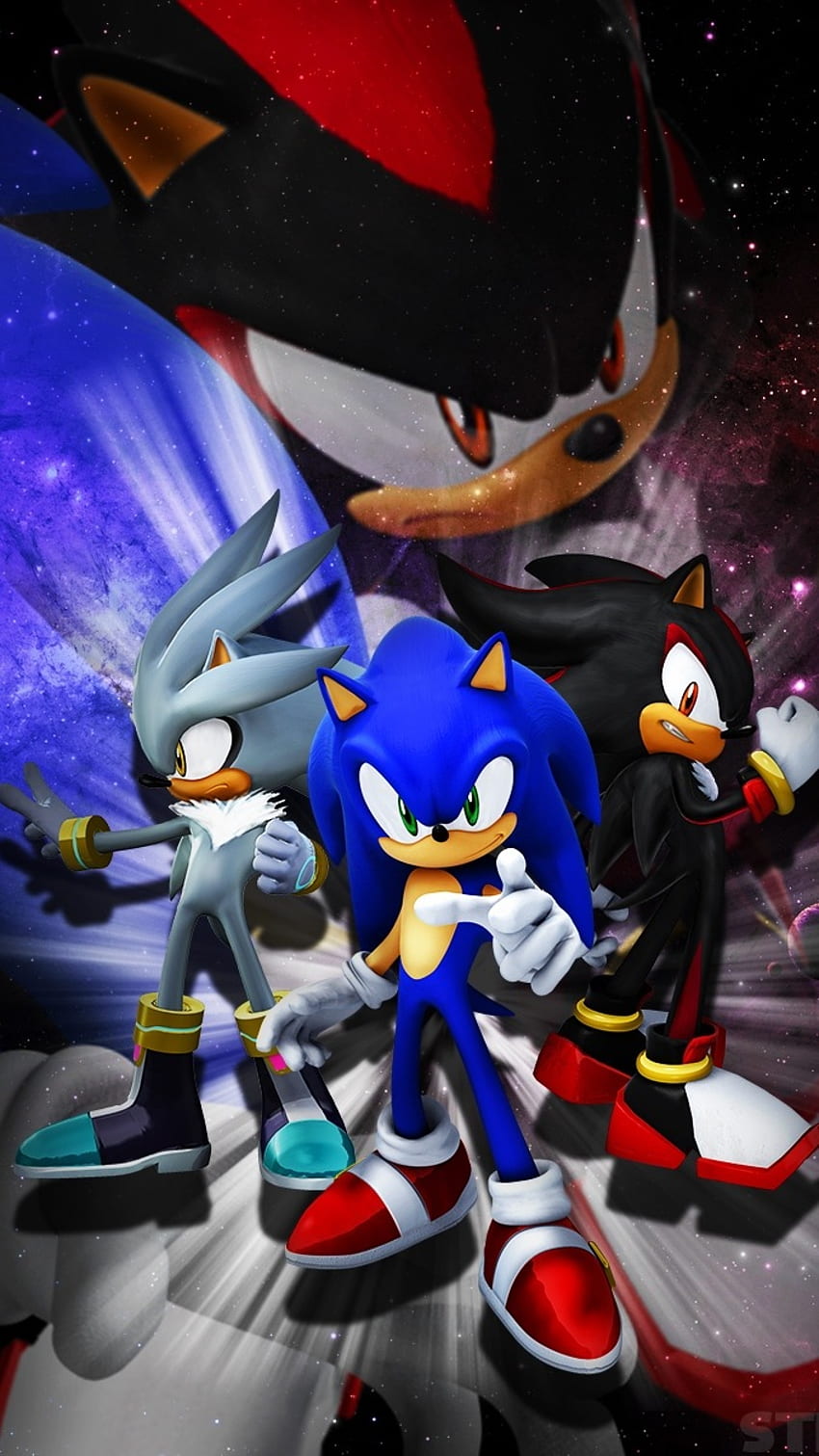 Sonic, Super Sonic, moce Tapeta na telefon HD