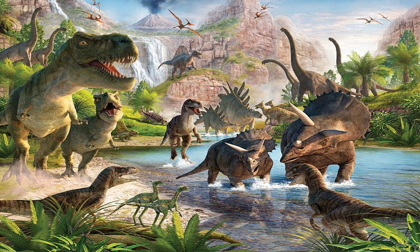 Dinosaurs For 11686 Full, Jurassic World Dinosaurs HD wallpaper
