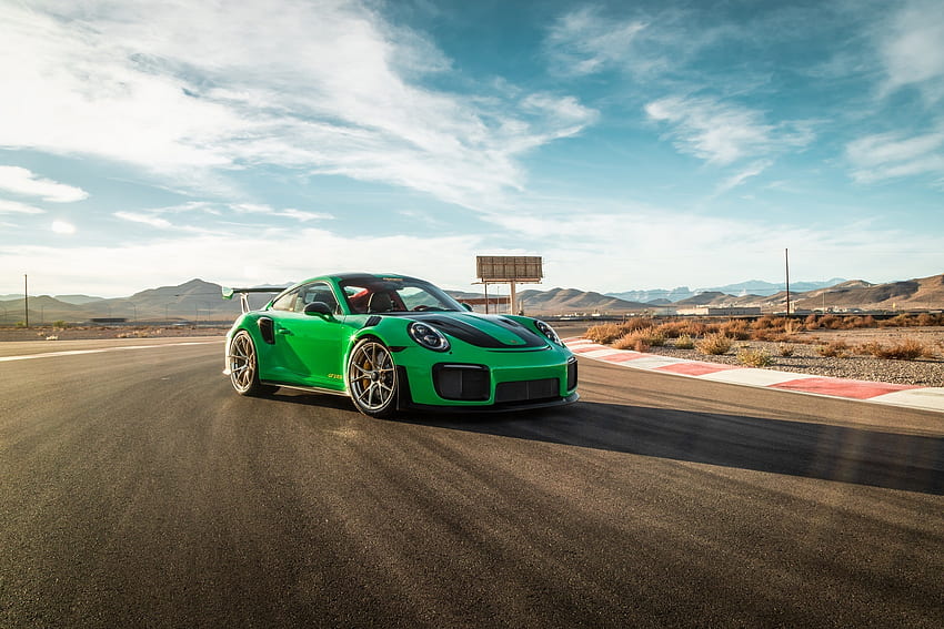 Verte, routière, Porsche 911 GT3 Fond d'écran HD