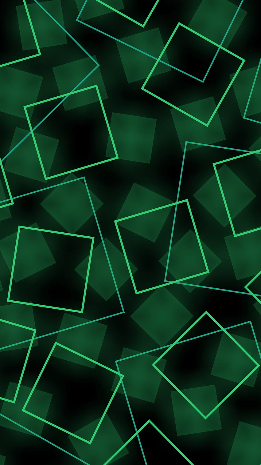 Squares, glow, geometric, abstract HD phone wallpaper