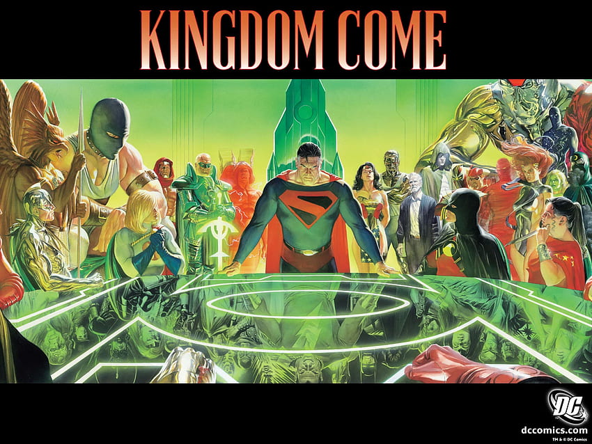 Kingdom Come Cover การ์ตูนดีซี Alex Ross Mark Waid วอลล์เปเปอร์ HD