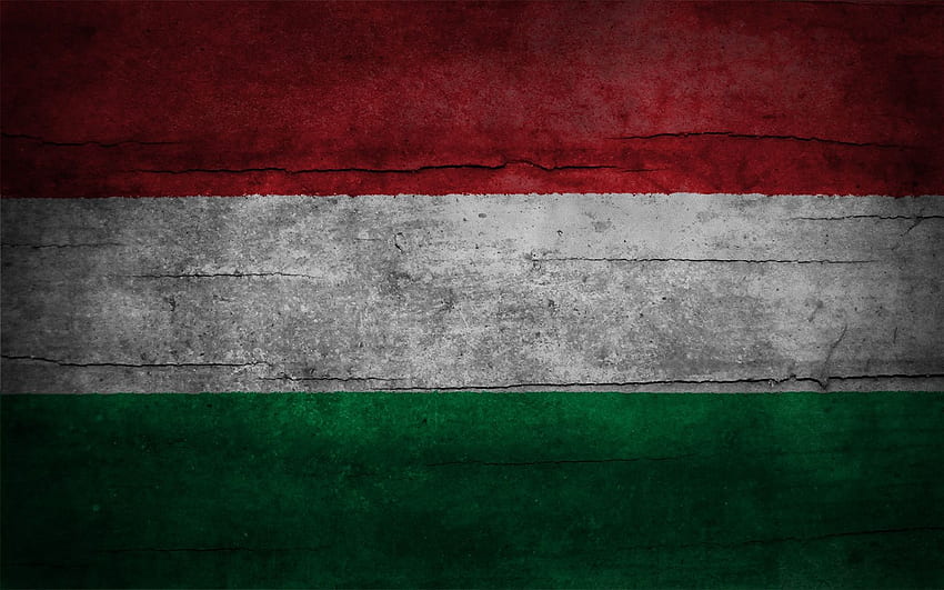 Bendera Hongaria (Halaman 1) Wallpaper HD
