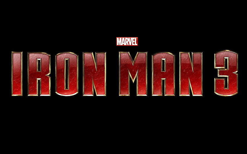 Iron Man 3, Iron Man Logo HD wallpaper