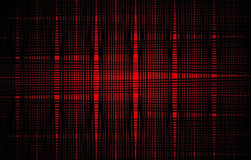 rojo, abstracción, negro, rojo, negro, hilo, fon, cadena para, sección абстракции, Tela escocesa negra y roja fondo de pantalla