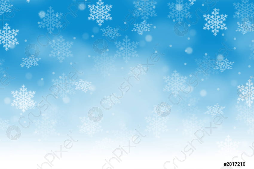 Cartolina di Natale modello di decorazione invernale fiocchi di neve fiocchi di neve copyspace, modello di neve Sfondo HD