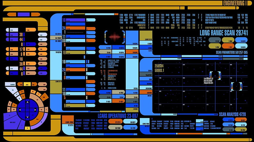 Star Trek Engineering Console . HD wallpaper