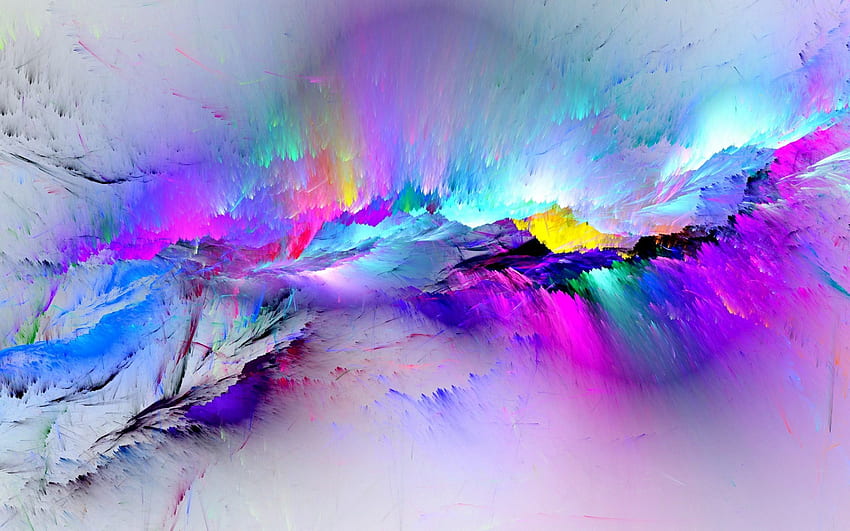 Tło Splash Koloru Farby. Sztuka, Malarstwo abstrakcyjne, Kolorowa sztuka, Rozpryski farby Tapeta HD