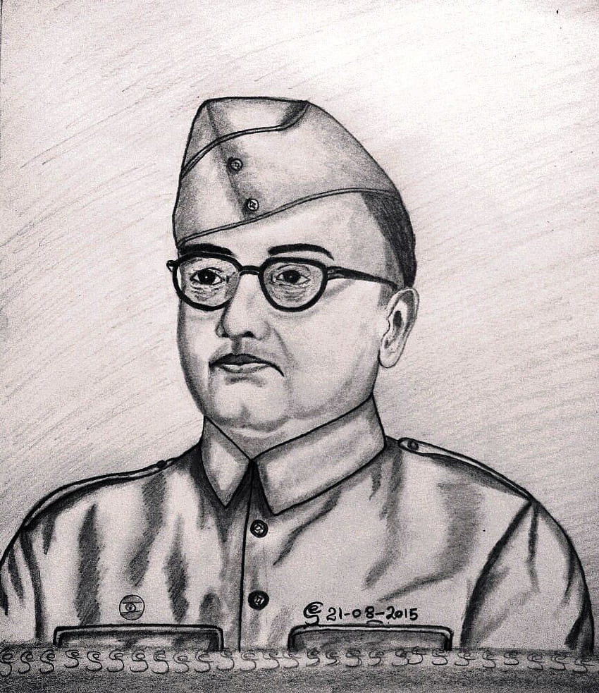 Easy drawing of Subhash Chandra Bose | Easy drawings, Drawings, Male sketch-saigonsouth.com.vn