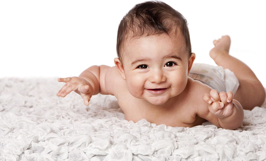 Smiling Cute Babies, Indian Baby HD wallpaper