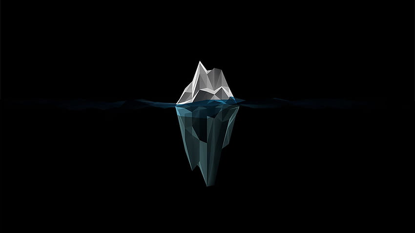 Iceberg, Iceberg en la noche fondo de pantalla