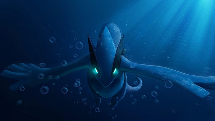Lugia Underwater Ciemny kolor Pokemon Lugia [] dla Twojego telefonu komórkowego i tabletu. Przeglądaj Shadow Lugia. Legendarne pokemony, HO OH i Lugia, pokemony podwodne Tapeta HD