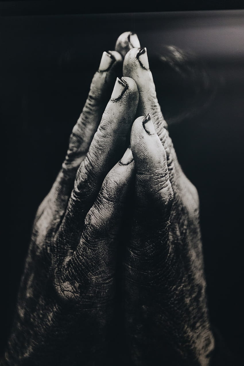 Manos de oración, manos de bendición fondo de pantalla del teléfono