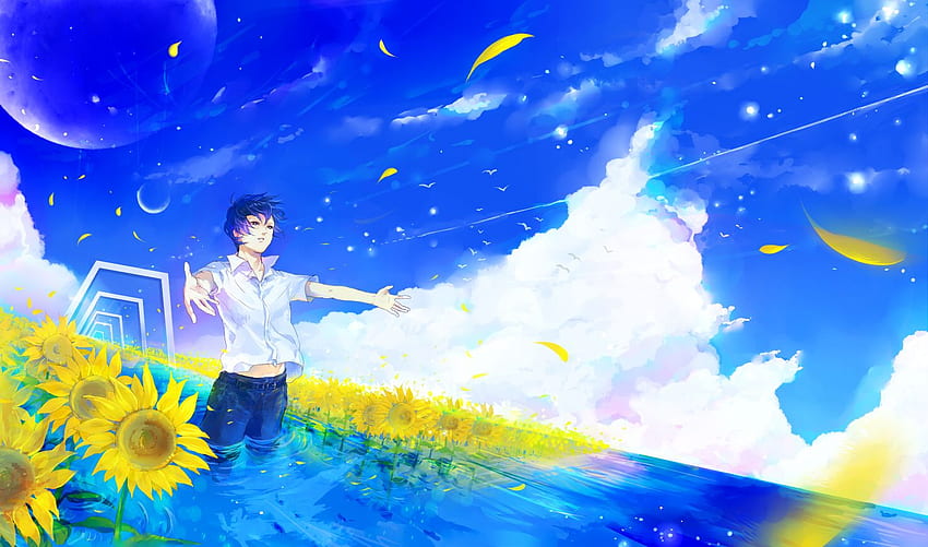 Summer, Sunflower | page 2 - Zerochan Anime Image Board