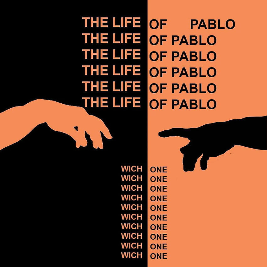Kanye West - La vida de Pablo. Portada del álbum de Kanye West, Álbumes de Kanye West, Kanye West fondo de pantalla del teléfono