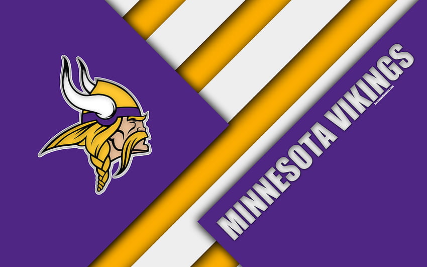 Minnesota Vikings, Nfc North, , Logo, Nfl, fioletowy - Logo Vikings Nfl, Minnesota Vikings Logo Tapeta HD
