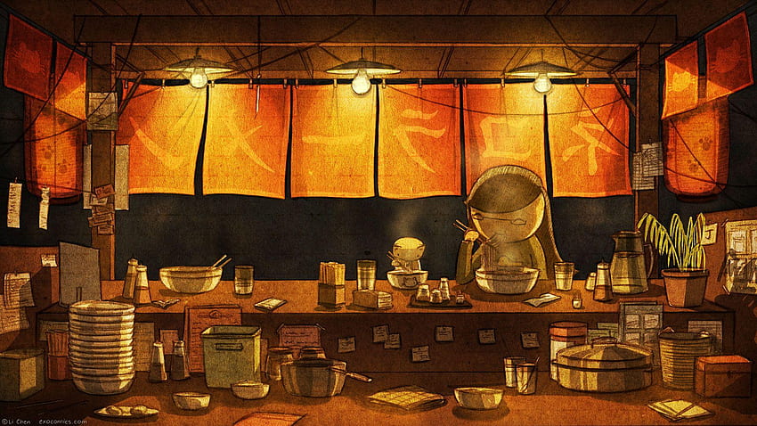 Ilmu Pengetahuan 7: Anime Ramen, Anime Restaurant HD wallpaper | Pxfuel
