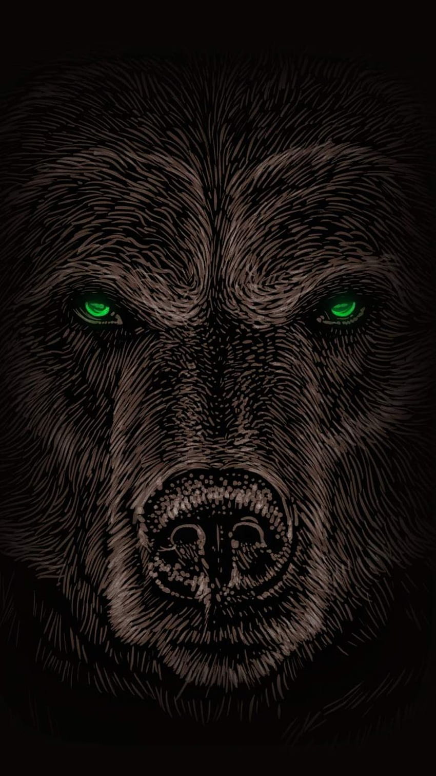 Grizzly Bear iPhone . Grizzly bear tattoos, Bear artwork, Bear tattoo  designs, Brown Bear HD phone wallpaper | Pxfuel
