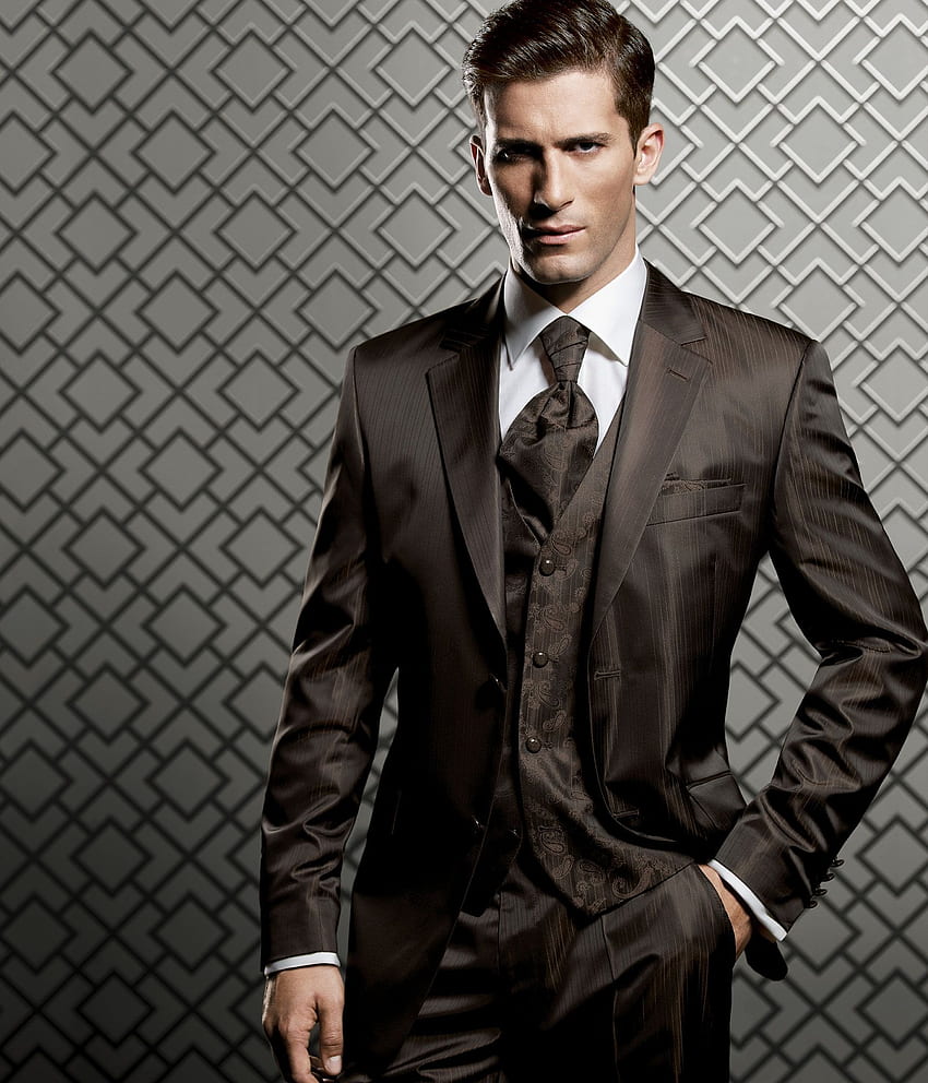スーツ モデル ファッション メンズ ファッション グラフィティ 高品質、高解像度、男性服 HD電話の壁紙