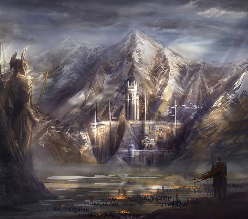 Minas tirith HD wallpaper