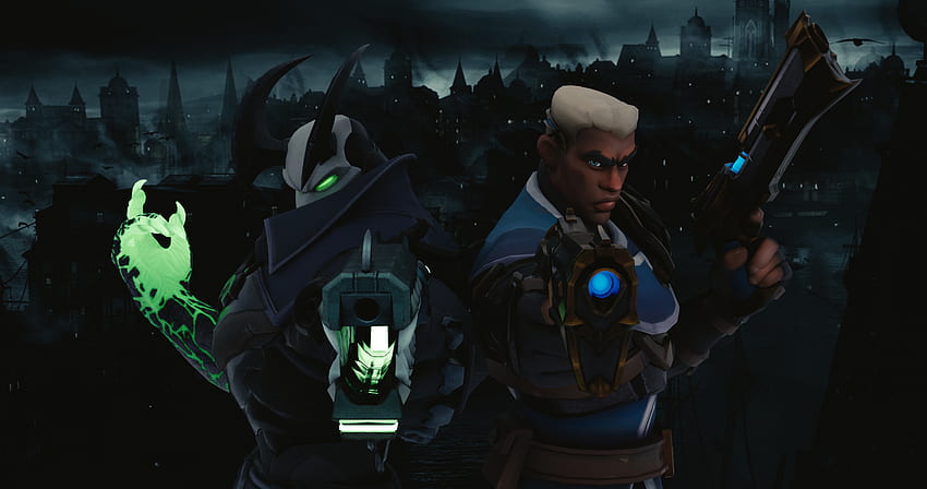 Death and Law await you all! [Androxus x Lex] : Paladins HD wallpaper