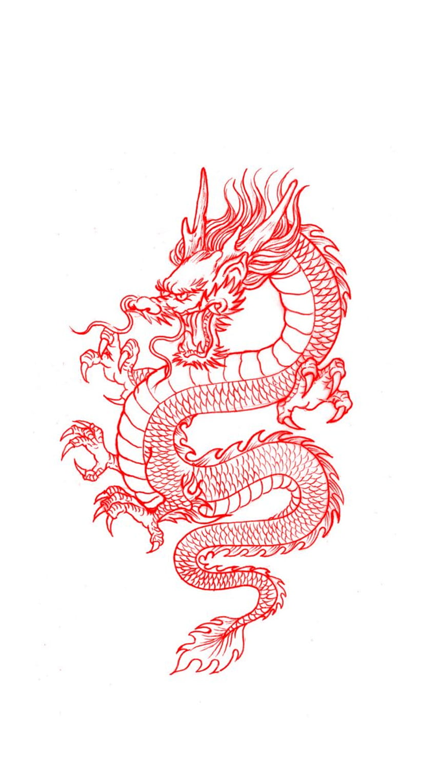 Marseline on . Red dragon tattoo, Dragon iphone, Dragon tattoo designs HD phone wallpaper
