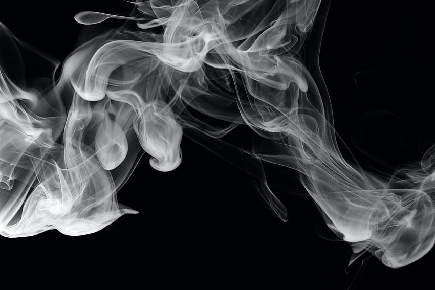 Art de la fumée, fumée grise Fond d'écran HD