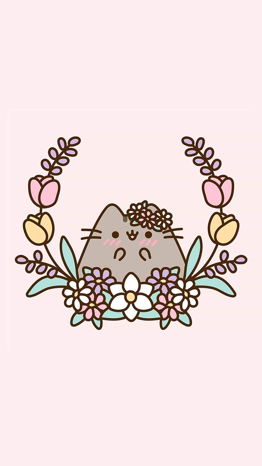 Sarah Simon on Pusheen. Pusheen cute, Pusheen cat, Kawaii , Pusheen Spring HD phone wallpaper